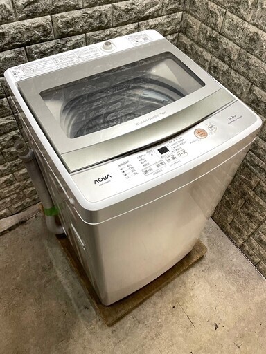 【美品】大阪送料無料★3か月保障付き★洗濯機★2021年★アクア★5kg★AQW-S5M★S-545