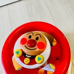 ●お子様のはじめての乗用アンパンマンよくばりビジーカー動作確認済み付属品有りの画像