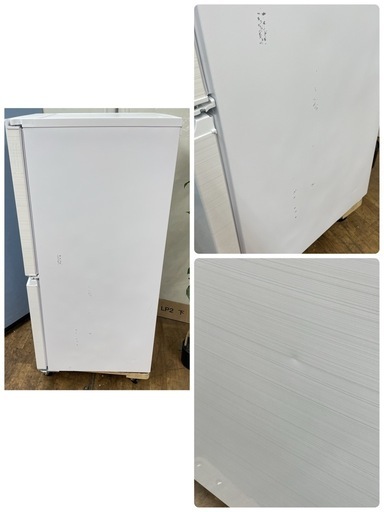 S370 ⭐ SHARP 2ドア冷蔵庫（152L 両開き）22年製 SJ-D15H ⭐ 動作確認済 ⭐ クリーニング済