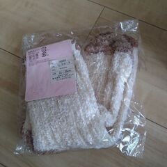 モコモコ靴下