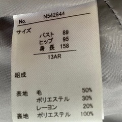 ジャケットコート 13号の画像
