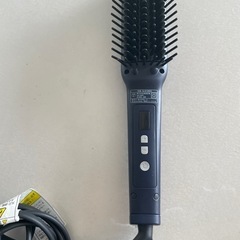 サロニア　ブラシヘアアイロン　ダークブルーの画像