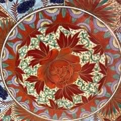 飾り大皿　径81ｃｍ　台付の画像