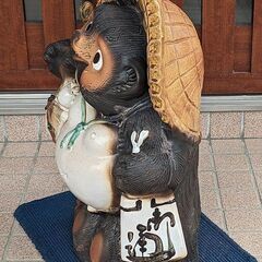 50％OFF○信楽焼たぬき☆大型 20号 福狸 高さ約65cm