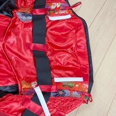 和ドレス　色打掛　レース　ドレス　着物　ウェディング　オートクチュールの画像