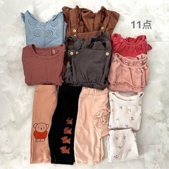女の子夏秋服11点セット　90cm