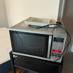 電子レンジとカトラリーケースセット