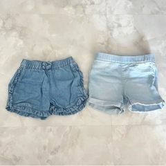 【美品】子供用ハーフパンツ2点セット　90cm