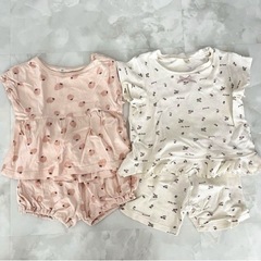 女の子　90cmパジャマ5点セットの画像