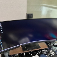 34型 湾曲 ウルトラワイド 液晶ディスプレイ（UWQHD/曲面1500R/VA/HDMI/DisplayPort/USB Type-C/スピーカー搭載/AdaptiveSync/フリッカーフリー/ローブルーモード）の画像