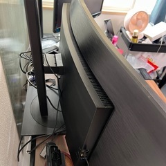 34型 湾曲 ウルトラワイド 液晶ディスプレイ（UWQHD/曲面1500R/VA/HDMI/DisplayPort/USB Type-C/スピーカー搭載/AdaptiveSync/フリッカーフリー/ローブルーモード）の画像