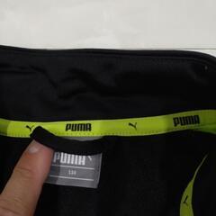 【断捨離中❗️】　プーマ　ジャージ　ライトグリーン　ブラック　PUMA　130の画像
