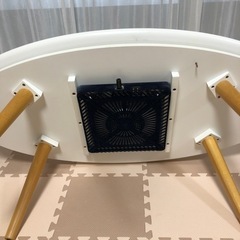 【商談中】ローテーブル兼こたつ　白家具の画像