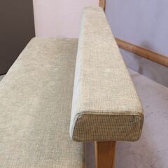NAGANO INTERIOR(ナガノインテリア)のMOCOA(モコア) オーク材 ダイニングベンチ。使い込むほどに味わい深くなる木の質感が魅力的な長椅子。北欧スタイルやカフェ風のインテリアに♪の画像