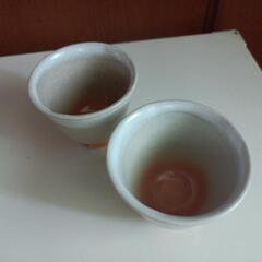 食器　萩焼　湯呑み　二客セットの画像