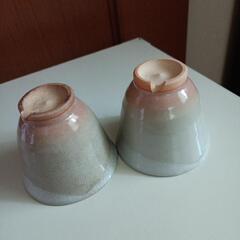 食器　萩焼　湯呑み　二客セットの画像