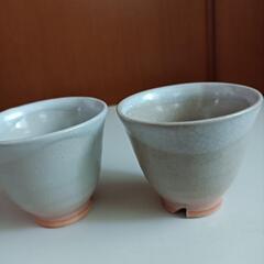 食器　萩焼　湯呑み　二客セット
