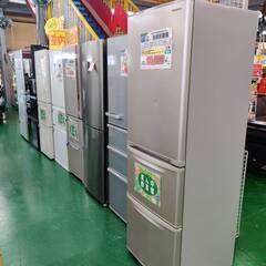 【愛品倶楽部柏店】Panasonic/パナソニック 2021年製 365L 3ドア 冷凍冷蔵庫 NR-C372N-N 野菜室が真ん中 右開き 幅59cm スリム設計の画像