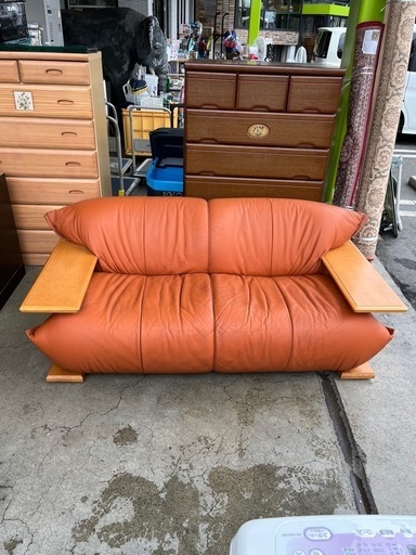 総本革ソファー