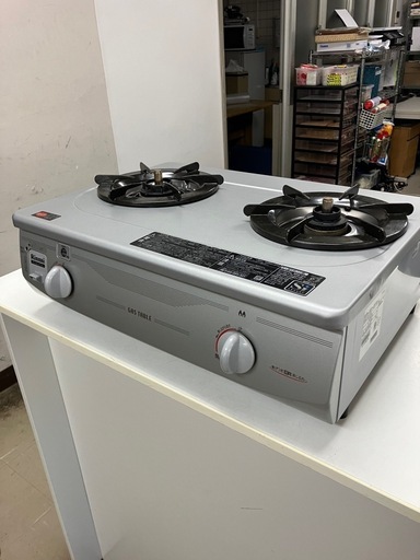 取引場所 南観音 2410-119 リンナイ ガステーブル LPガス用 2018年製 RTS-337-2FTS-L 汚れキズあり