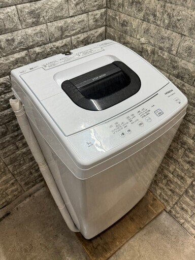 【美品】大阪送料無料★3か月保障付き★洗濯機★2021年★日立★5kg★NW-50F★S-575