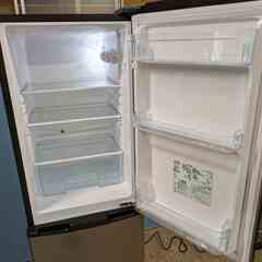 ☆アイリスオーヤマ 2ドア冷凍冷蔵庫 162L 2021年製 KRSE-16A-BS スリム メタリック 大容量の画像