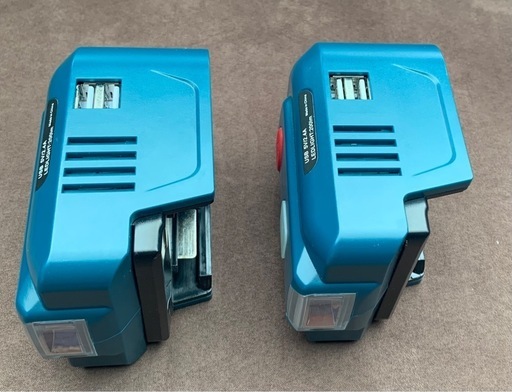 ほぼ新品 「2個セット購入1万円」災害時/キャンプ/停電時等/100V電源 マキタ18V用 パワーインバータ(複数購入でお値引致します)