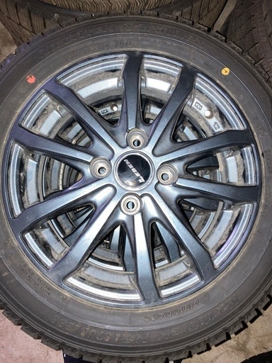 155/65r14スタッドレスホイール付き