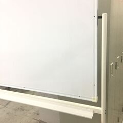 中古　ホワイトボード　両面　無地　脚付　自立式　キャスター付　1800×900　愛知　一宮市　江南市　稲沢　岩倉　名古屋　岐阜　各務ヶ原　羽島　三重　グッドプライス一宮の画像