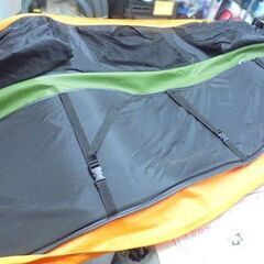 CSB スノーボードケース 約160cm グリーン×オレンジ ブーツ、アクセサリーも収納可 スノボケース 札幌市 白石店の画像