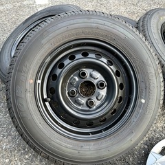 【受け渡し待ち】アトレー　タイヤホイール　ほぼ新品　145/80r12の画像