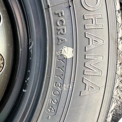 【受け渡し待ち】アトレー　タイヤホイール　ほぼ新品　145/80r12の画像