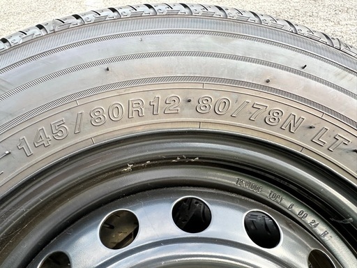 【受け渡し待ち】アトレー　タイヤホイール　ほぼ新品　145/80r12