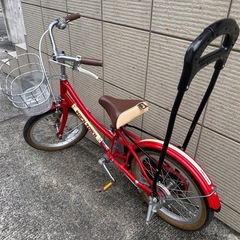 子ども用 自転車 16インチ アシストバー付きの画像