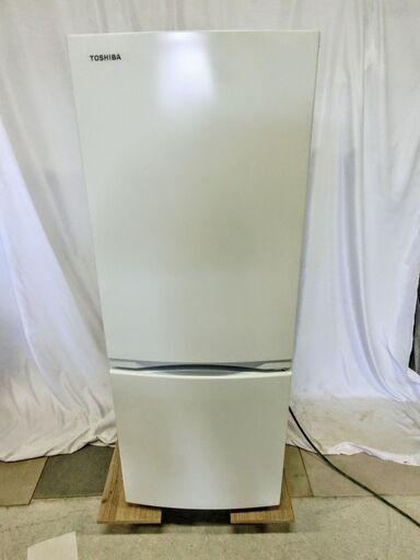 美品　TOSHIBA 2ドア冷蔵庫　153L GR-T15BS(W) 2022年製