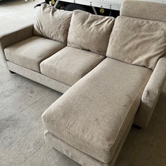 カウチソファ3人掛け 中古