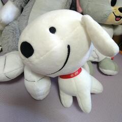 犬さん　Smileにっこり　ぬいぐるみ　美品　耳先に少し汚れありの画像