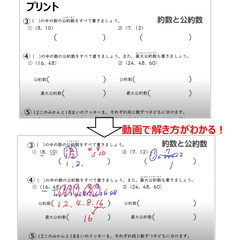 小学5年算数「いえがくサポート教室」 在宅コースの画像