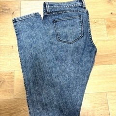 美品　　ユニクロ　UJ UNIQLO スキニージーンズ デニム 24インチ　子供　レディース　婦人　デニム　ジーンズ　24(61cm) ブルーの画像