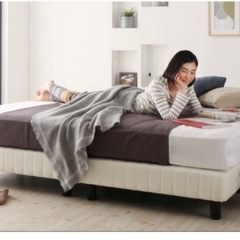 【ほぼ未使用】 脚付きマットレスボトムベッドの画像