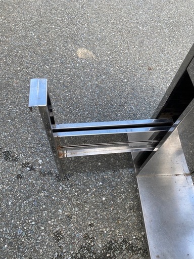 ☆中古品 3槽シンク 1200×450×925 包丁収納付き 厨房 厨房用品☆
