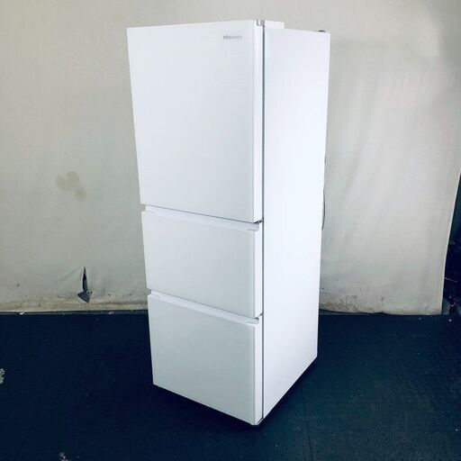 ID:rg219503 【自社配送エリア内限定】ハイセンス Hisense 冷蔵庫 一人暮らし 中古 2022年製 2ドア 283L ホワイト ファン式 右開き HR-GC28E2W  【リユース品：状態B】【送料無料】【設置費用無料】