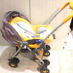 ☆436☆Combi コンビ ドゥキッズ4 プリムベビー ＡＱ－599 多機能ベビーカー 5way ベビーカー チャイルドシート 2歳頃 現状品　出産準備の画像