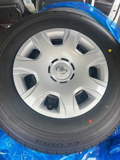 【2024年製 新車外し】トヨタ 200 ハイエース 純正 15in 6J +35 PCD139.7 ブリヂストン 195/80R15 LT