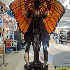 🌟愛品館千葉店🌟安心の動作確認済🌟ペーター・ベーレンス  ステンドグラス テーブルランプ Table Lamp Flying Lady - Peter Behrens 保証有り【愛千130】