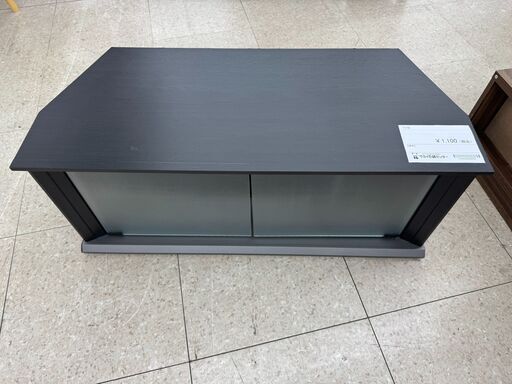 ★ジモティ割あり★  TV台 黒 H39×D41×W95 クリーニング済み TJ8915