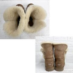 UGG アグ ムートンブーツ KEELY ボアブーツ 24cm キャメル ☆札幌市 白石店 の画像