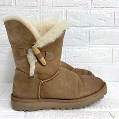 UGG アグ ムートンブーツ KEELY ボアブーツ 24cm キャメル ☆札幌市 白石店 の画像