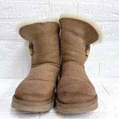 UGG アグ ムートンブーツ KEELY ボアブーツ 24cm キャメル ☆札幌市 白石店 の画像