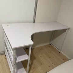 【リモートに最適】ホワイトデスク／机